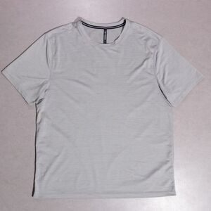 Ten Thousand Versatile Tee Performance Stretch Gym Workout Gray TShirt Large